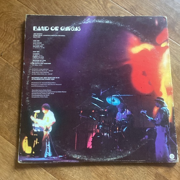 Jimi Hendrix Band of a Gypys Album 1970 - Picture 4 of 6